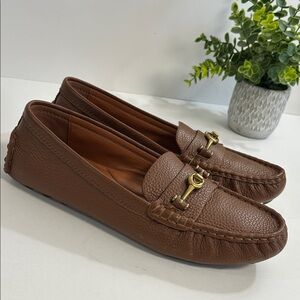 Coach Classic Brown Leather Loafers